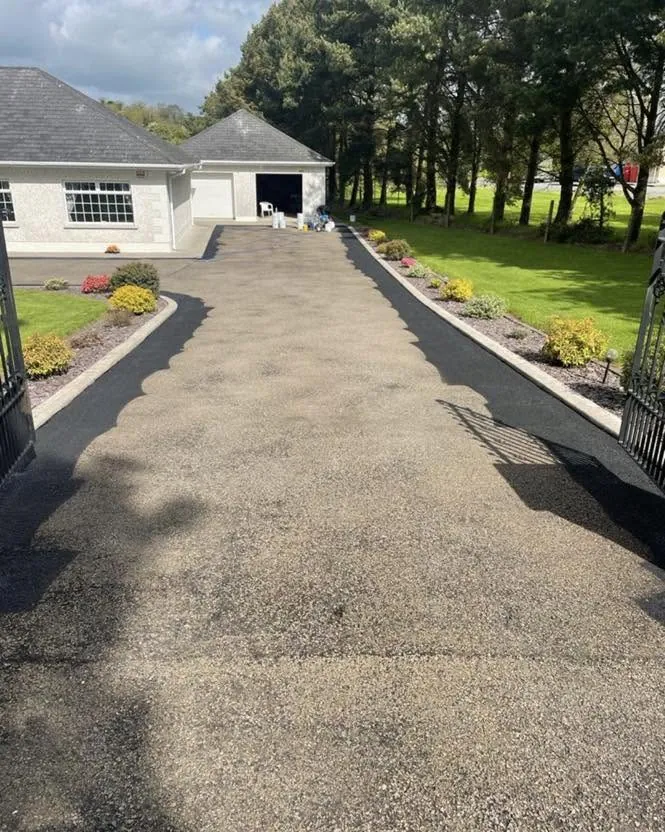Sealed driveway up to the garage, Flaherty Roof and Driveways